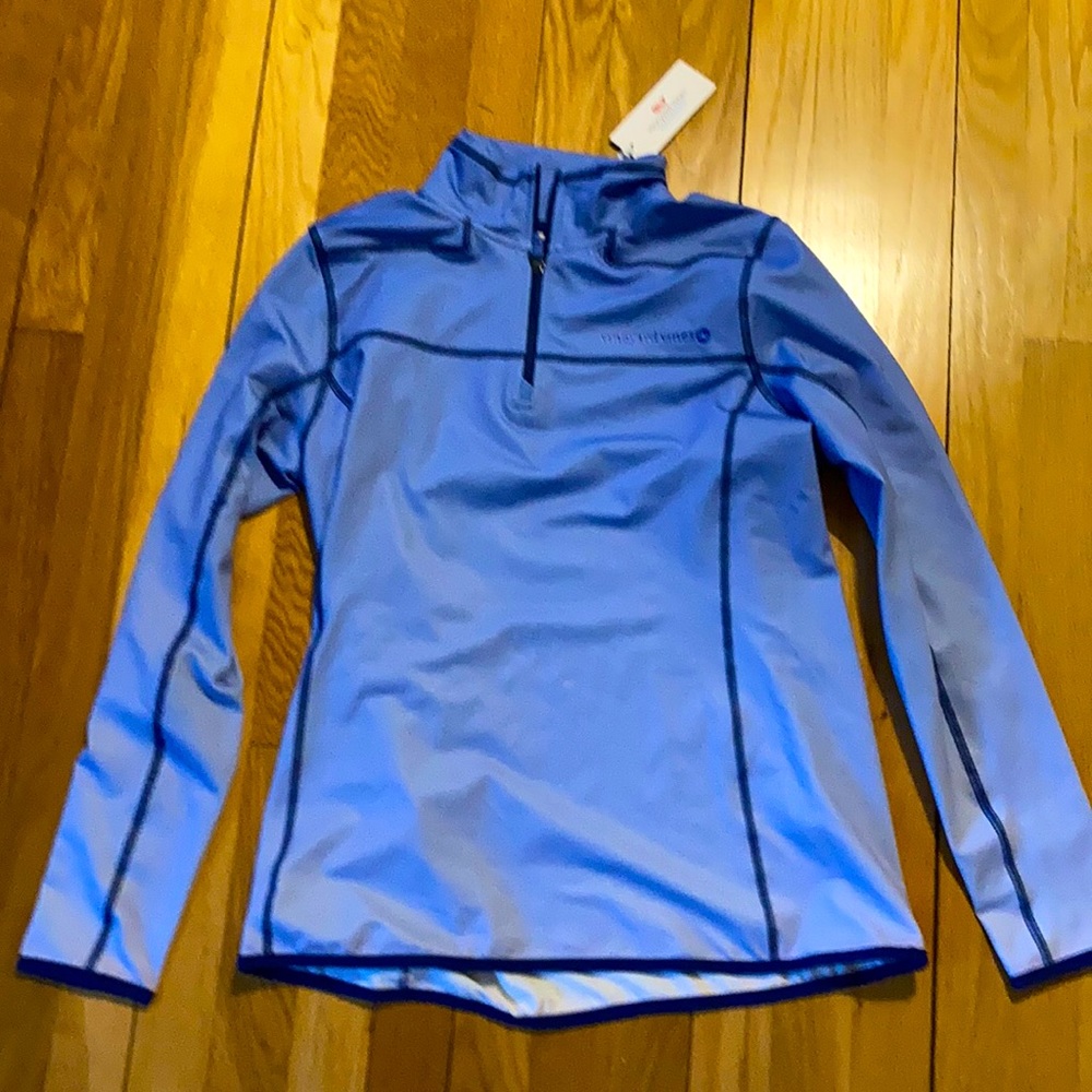 Vineyard vines purple quarter zip up